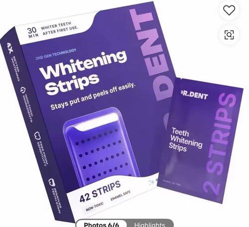 Dent teeth whitening strips - dr,