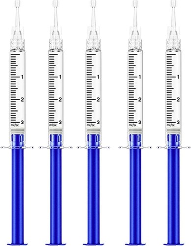 5pcs 3ml teeth - whitening, gel