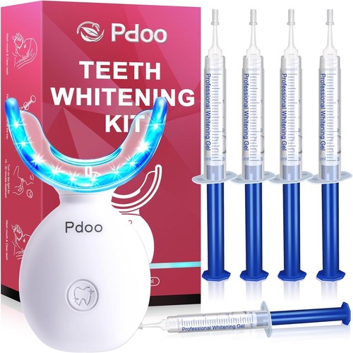 Teeth whitening kit with led - kit,